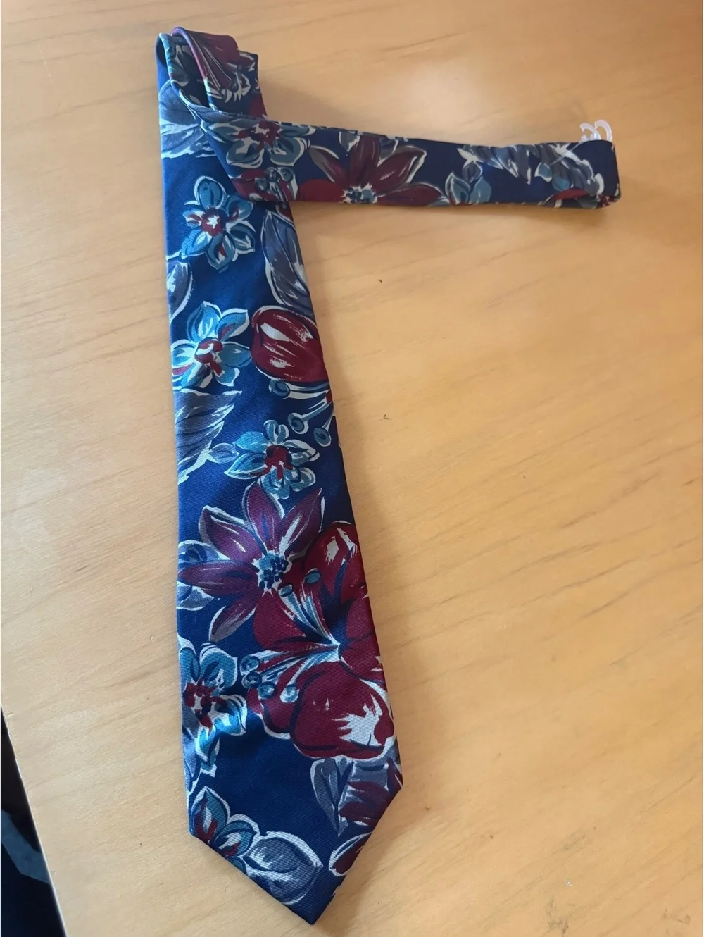 Dom Loper Beverly Hills Floral Pattern Men's Tie